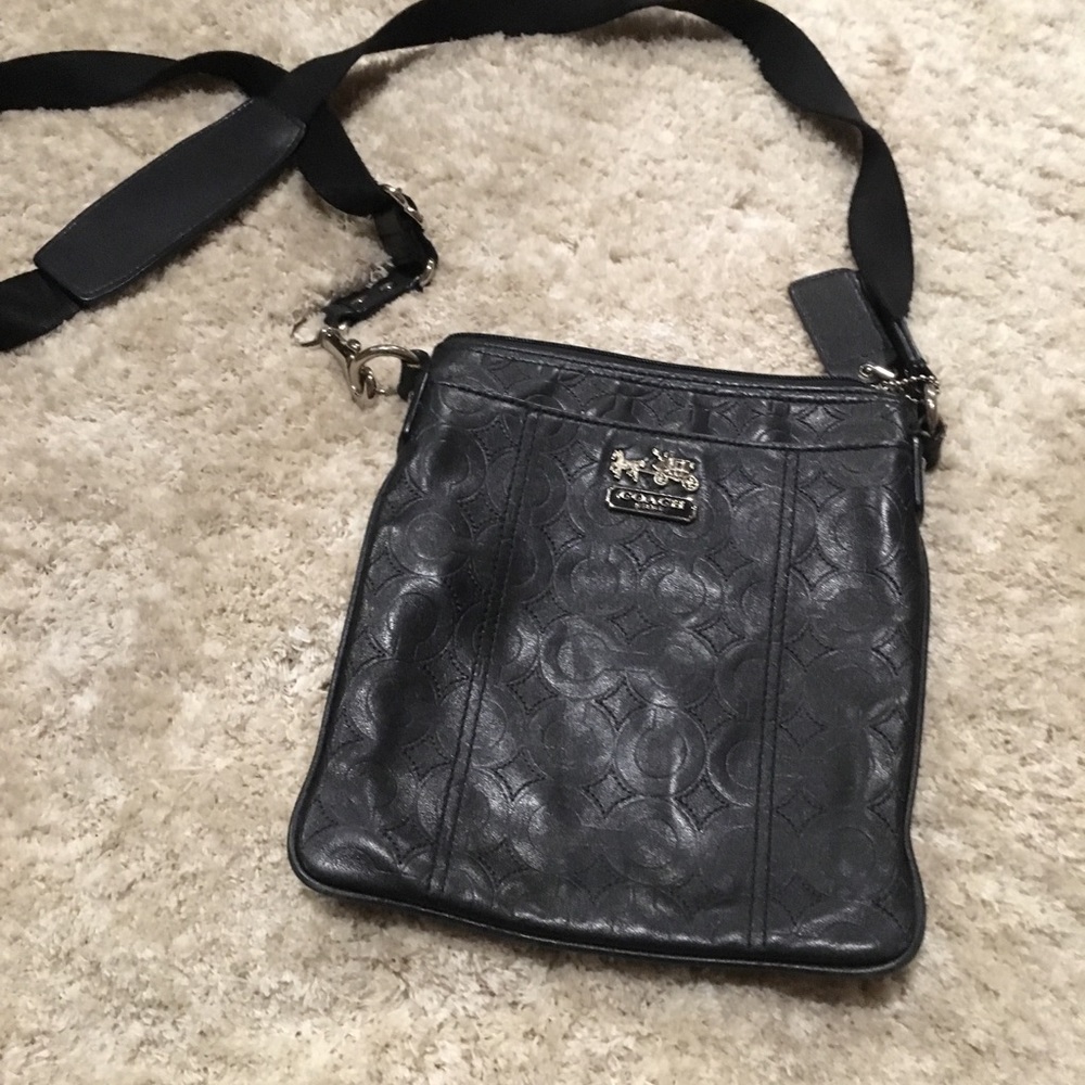 Coach Mia Embossed Leather Swingpack